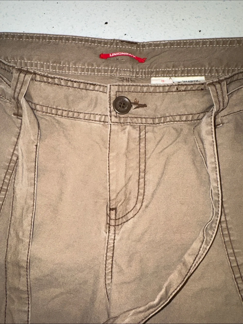 Junior Brown Cargo Shorts